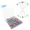 200 Piece Sewing Pins Flat Head Straight Pins with Butterfly and Flower Colored Heads, Long 2.16inch Quilting Pins for Dressmaker, Craft, Sewing Project and DIY Decoration (Butterfly and Flower)